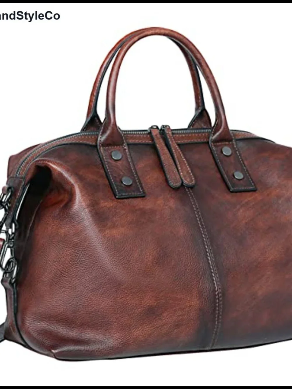 Genuine Leather Satchel Crossbody Bag Women Handbag Shoulder Purse Travel